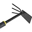 John Gardener Dubbelzijdige tuinhak - 5-tands - Ergonomisch - Poedergecoat staal - 27 cm