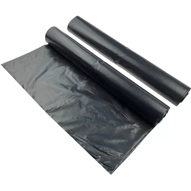 GEKO Vuilniszakken met handgrepen - Zeer sterk - 125L - Zwart - 10 stuks