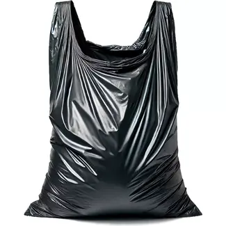 GEKO Zeer sterke vuilniszakken met handgrepen - 160L - 10 stuks - zwart