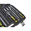 Keltin 216-delige dopsleutelset - CrV staal - Ergonomische ratels - 1/4", 3/8", 1/2" - Inclusief bits en verlengstukken