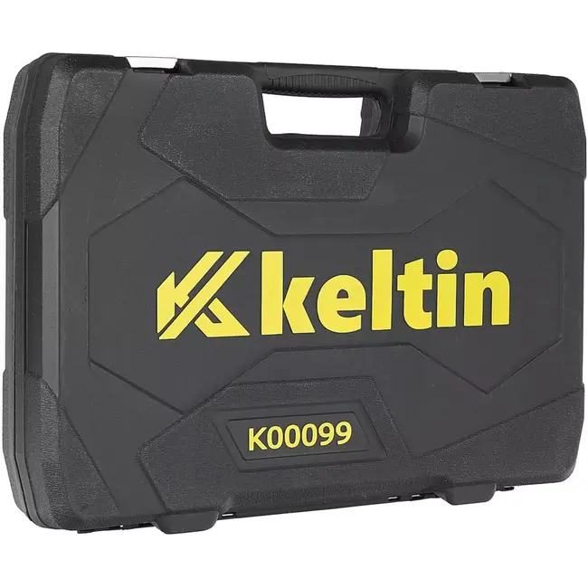 Keltin 216-delige dopsleutelset - CrV staal - Ergonomische ratels - 1/4", 3/8", 1/2" - Inclusief bits en verlengstukken