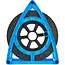 GEKO Plastic kabelhaspel - 25 meter - 4 stopcontacten - Kindersluiting - Zwart