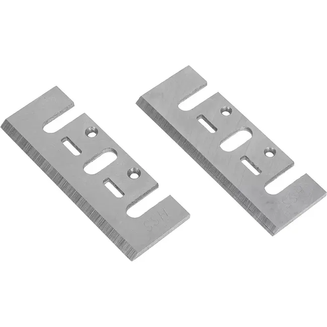 GEKO Brede schaafmessen - 82 mm - Dubbelzijdig - Set van 2