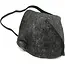 GEKO Beschermend masker - 3-laags - Herbruikbaar - 30 stuks - Wit/Zwart