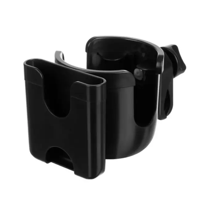 Kruzzel 2in1 fles- en telefoonhouder voor kinderwagen – universeel en draaibaar