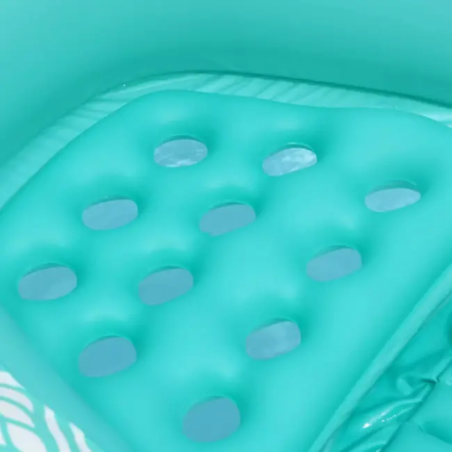 Bestway opblaasbare watermatras – luxe armstoel – met rugleuning en bekerhouder