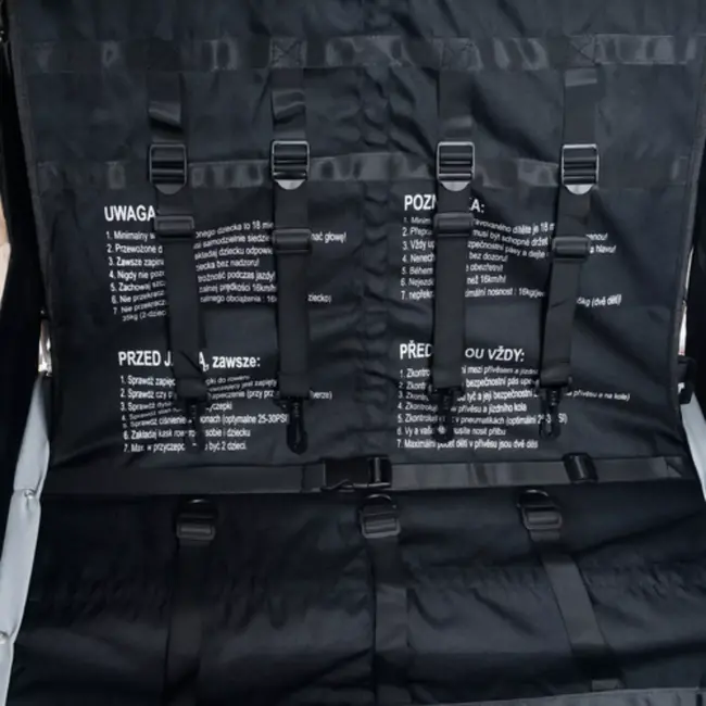 Kruzzel 3in1 fietskar – jogger en wandelwagen voor 2 kinderen