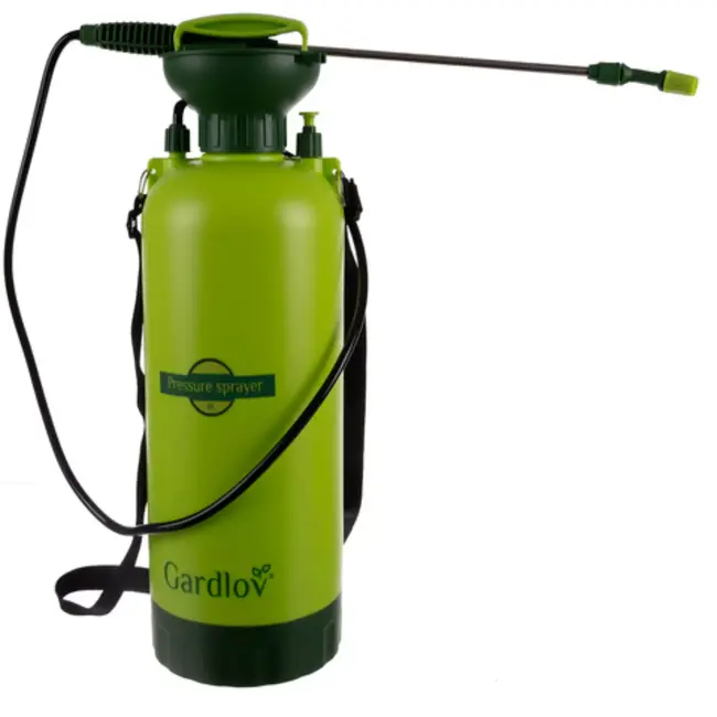 Gardlov drukspuit 8L – met schouderriem en lange lans voor tuinonderhoud