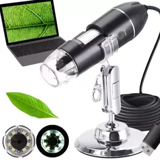 Izoxis digitale USB microscoop 1600x – met LED-verlichting en video-opname