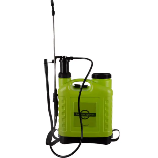 Gardlov rugdrukspuit 16L – handmatige tuinspuit met lange lans en slang