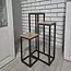 Ruhhy plantenstandaard 67 cm – moderne loft bloemenstandaard met 3 plateaus