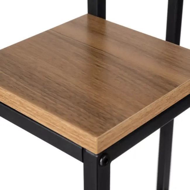 Ruhhy plantenstandaard 67 cm – moderne loft bloemenstandaard met 3 plateaus