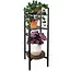 Ruhhy plantenstandaard 80 cm – metalen bloemenstandaard – 3 niveaus in loftstijl