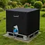 Gardlov hoes voor IBC watertank – UV-bestendig, wasbaar, zwart 100 × 100 × 115 cm