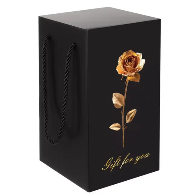 Ruhhy roos in glas – met LED-verlichting – luxe geschenk voor Moederdag