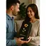 Ruhhy roos in glas – met LED-verlichting – luxe geschenk voor Moederdag