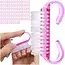 Soulima nagelborstels 100 stuks – wegwerp manicureborstels met ritsetui