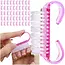 Soulima nagelborstel set – 50 wegwerp borstels – met rits etui