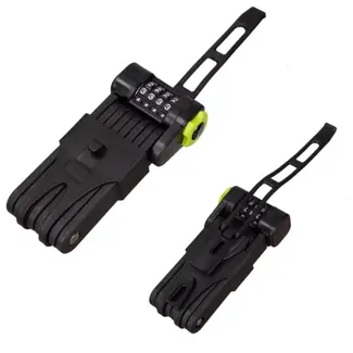 Trizand fietsslot opvouwbaar – stevig cijferslot – met framehouder