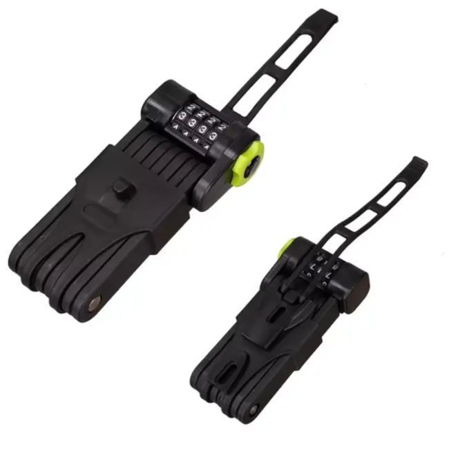 Trizand fietsslot opvouwbaar – stevig cijferslot – met framehouder