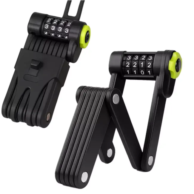 Trizand fietsslot opvouwbaar – stevig cijferslot – met framehouder