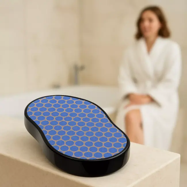 Soulima nano glazen puimsteen – 3D voetvijl voor eelt verwijderen zonder irritatie