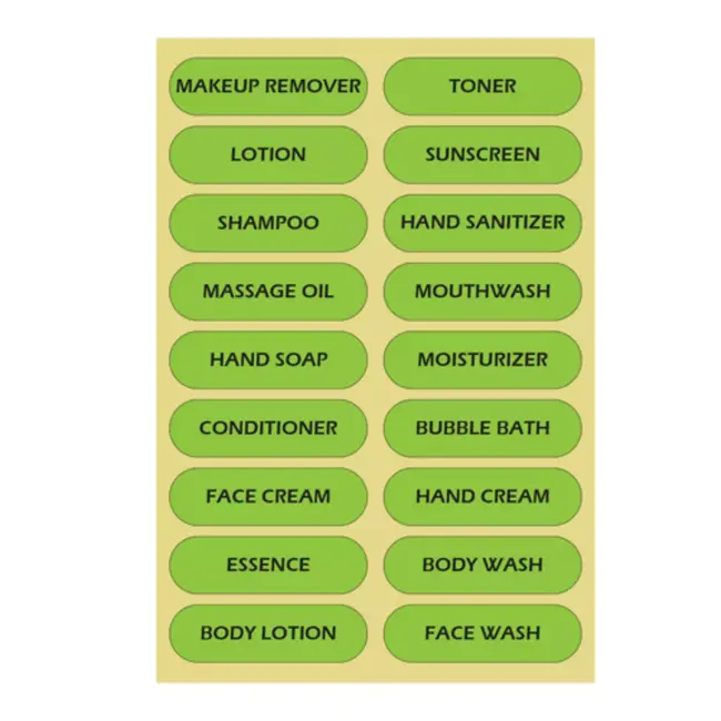 Trizand travel cosmetic bag – navulbare reisflesjes + transparant toilettasje