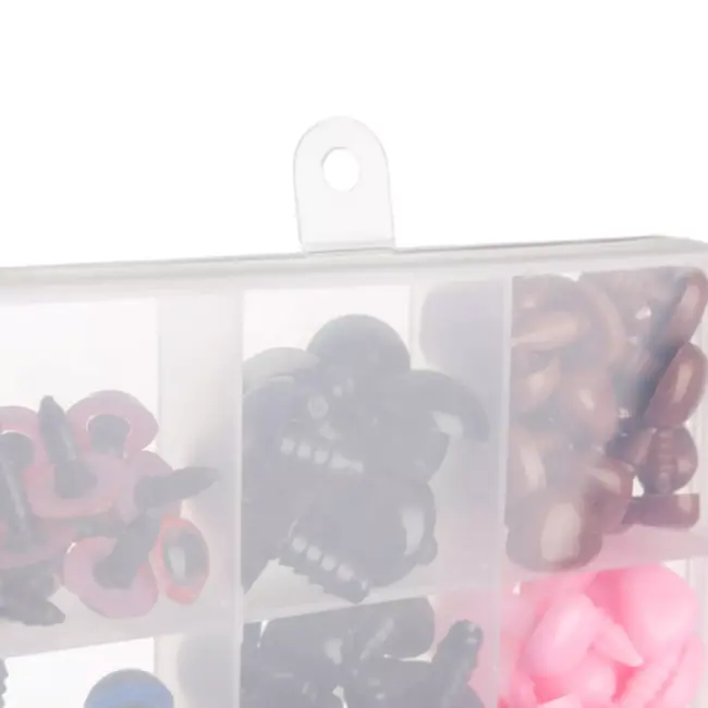 Maaleo reparatieset knuffels – 560-delige set met ogen en neuzen – met organizer