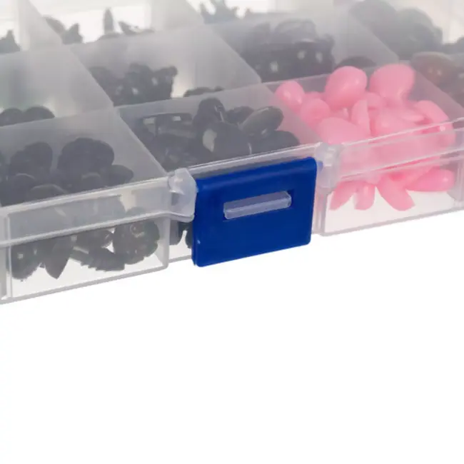 Maaleo reparatieset knuffels – 560-delige set met ogen en neuzen – met organizer