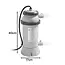 Intex elektrische zwembadverwarmer – 3kW waterverwarmer – tot 34°C warm zwemwater