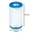 Intex zwembadfilter Type A – set van 2 cartridges – compatibel met diverse pompen