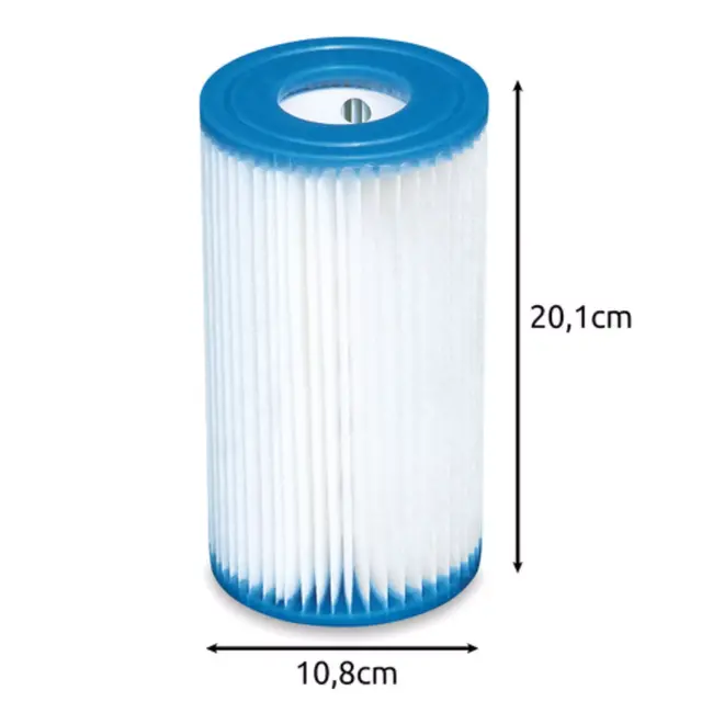 Intex zwembadfilter Type A – cartridge voor pomp – eenvoudig te vervangen