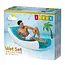 Intex opblaasmatras – stabiel relaxbed met 2 luchtkamers – 191x99 cm voor op het water