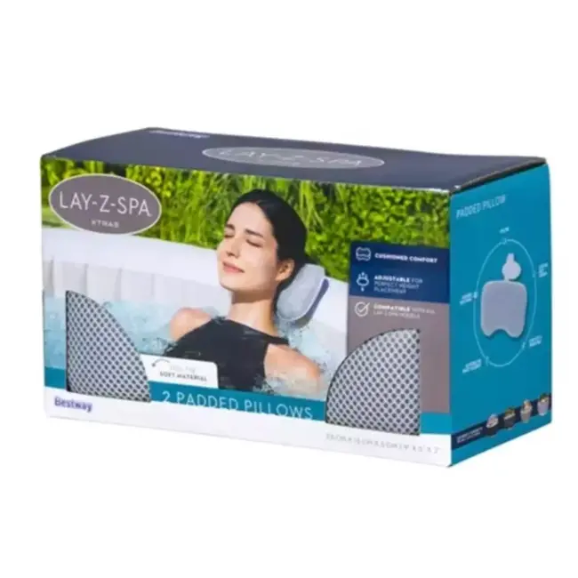 Bestway Lay-Z-Spa hoofdkussen – set van 2 – ergonomisch en waterbestendig