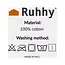 Ruhhy 6‑pack wollen drogerballen – 30% sneller drogen - 100% wol, herbruikbaar tot 1000x