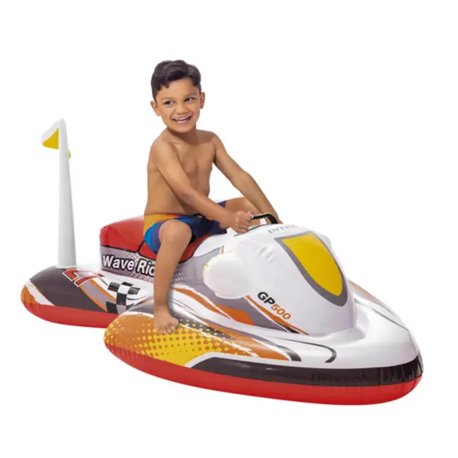 INTEX Wave Rider 57520 opblaaswaterscooter voor kinderen – 117×77 cm PVC watertoy