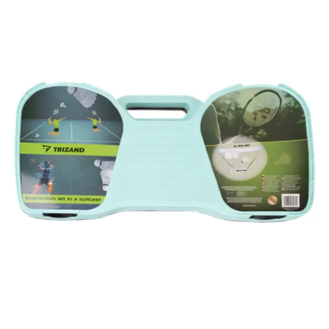 Trizand Badminton set in koffer – compleet met rackets, net & koffer
