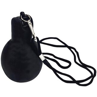 Benson Knijpfluit / Handfluit met Koord – Zwart – Compact kunststof fluitje