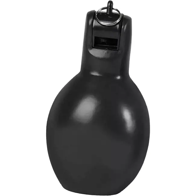 Benson Knijpfluit / Handfluit met Koord – Zwart – Compact kunststof fluitje