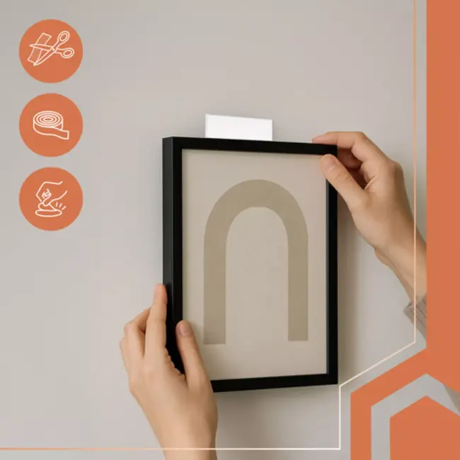 Ruhhy Zelfklevend Klittenband 5m x 5cm – Wit Haak & Lus Tape