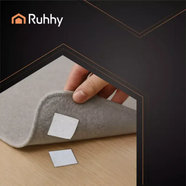 Ruhhy Zelfklevend Klittenband 5m x 5cm – Wit Haak & Lus Tape