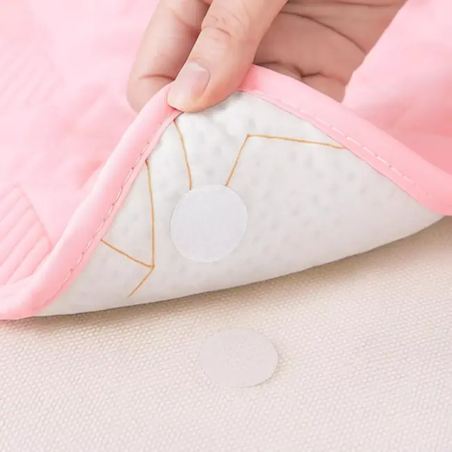 Ruhhy Zelfklevende Klittenbandrondjes – 250 Paar Haak & Lus 18mm