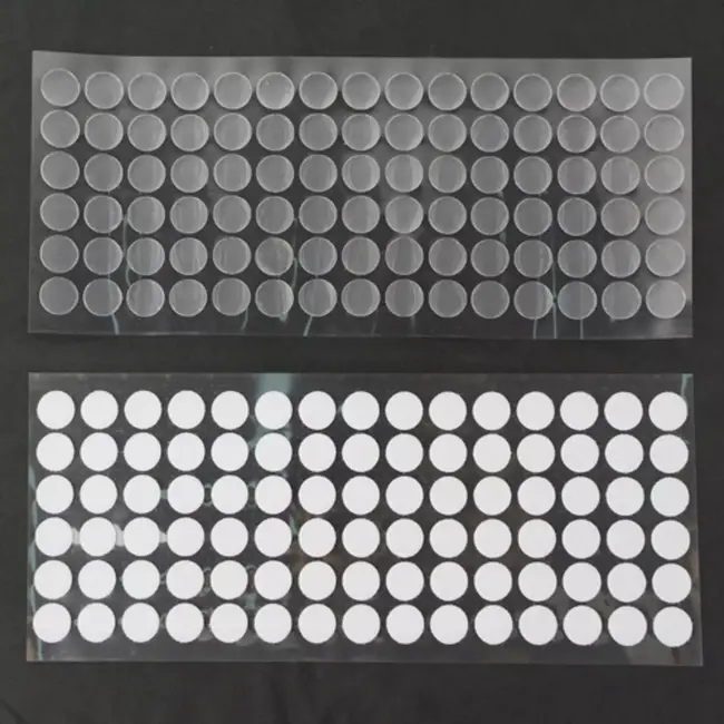 Ruhhy Zelfklevende Klittenbandrondjes – 250 Paar Haak & Lus 18mm