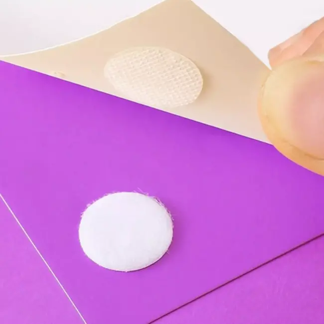 Ruhhy Zelfklevende Klittenbandrondjes – 250 Paar Haak & Lus 18mm