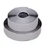 Ruhhy Zelfklevend Klittenband 5m x 2,5cm – Zwart Haak & Lus Tape