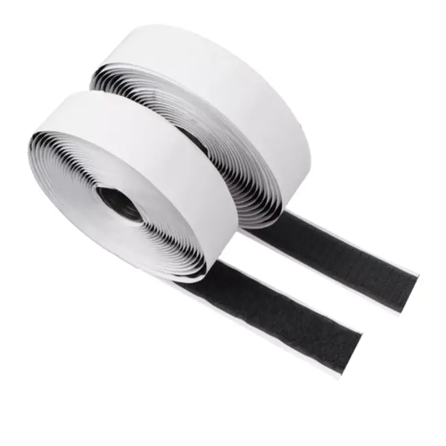 Ruhhy Zelfklevend Klittenband 5m x 2,5cm – Zwart Haak & Lus Tape