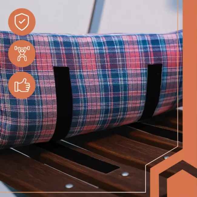 Ruhhy Zelfklevend Klittenband 5m x 2,5cm – Zwart Haak & Lus Tape