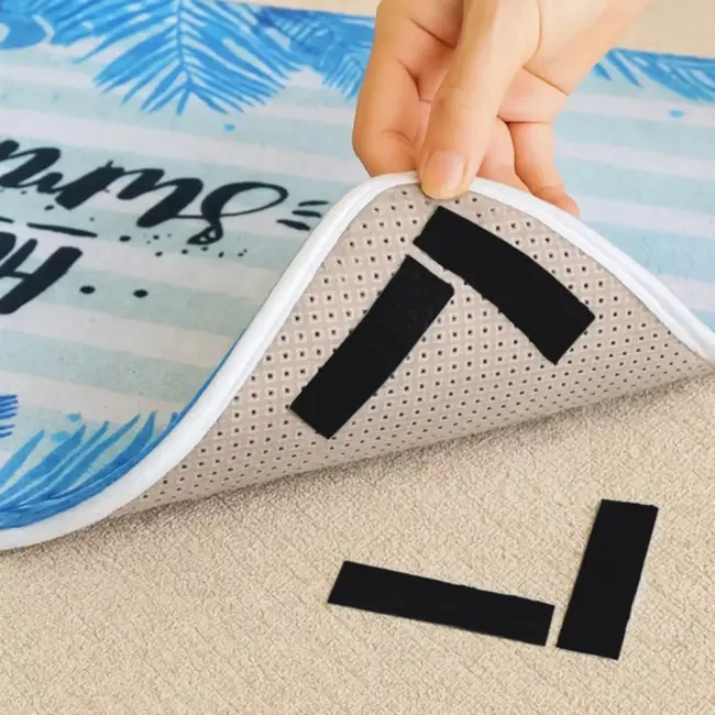 Ruhhy Zelfklevend Klittenband 5m x 2,5cm – Zwart Haak & Lus Tape