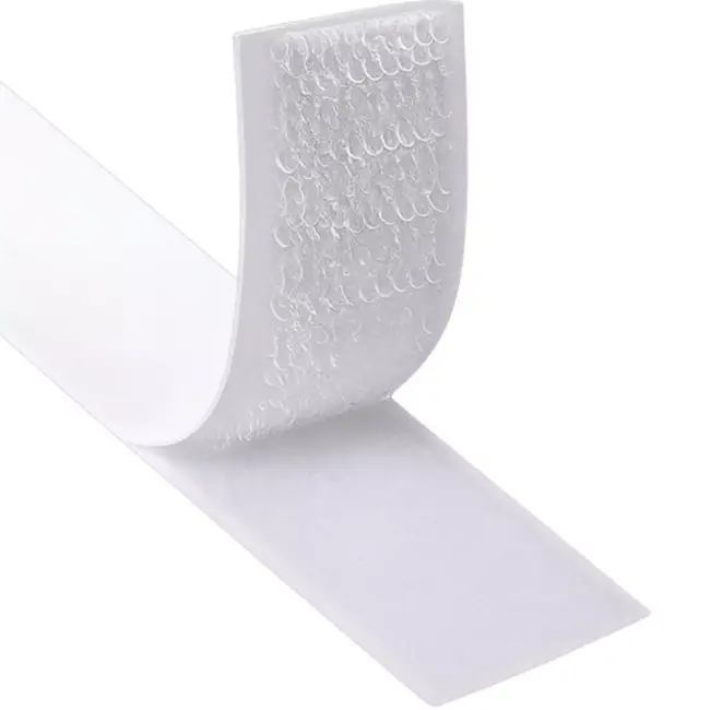 Ruhhy Zelfklevend Klittenband 5m x 2,5cm – Wit Haak & Lus Tape