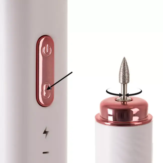 Beautylushh Draadloze Nagelfrees – Manicure & Pedicure Set met 6 Frezen